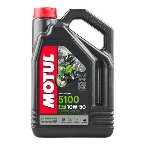 Motul 5100 Semi Synthetic 10W50 4T 4-Stroke 4 Litres Motorcycle Engine Oil 16-416-04