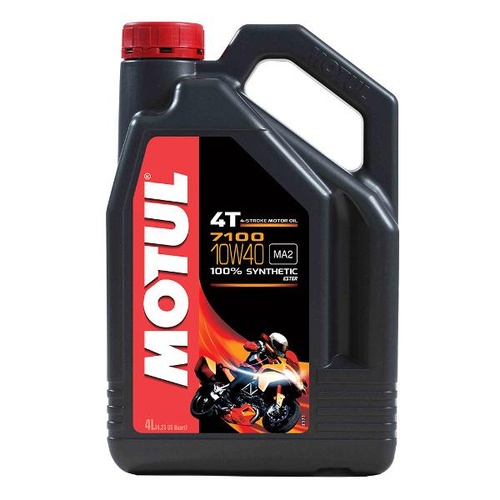 Motul 7100 Fully Synthetic 10W40 4T 4-Stroke 4 Litres Motorcycle Engine Oil 16-420-04