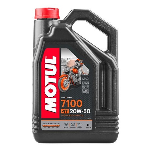 Motul 7100 20W50 4 Litre Motorcycle Engine Oil 16-421-04