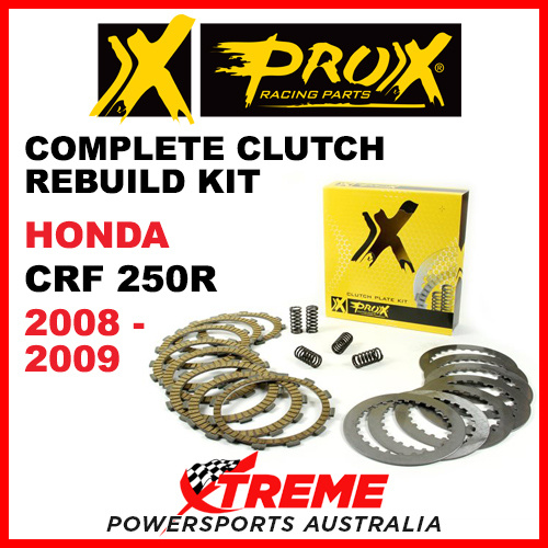 ProX Honda CRF250R CRF 250R 2008-2009 Complete Clutch Rebuild Kit 16.CPS13008
