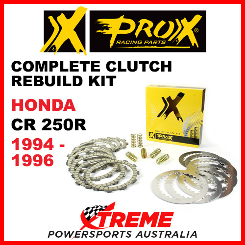 ProX Honda CR250R CR 250R 1994-1996 Complete Clutch Rebuild Kit 16.CPS13086