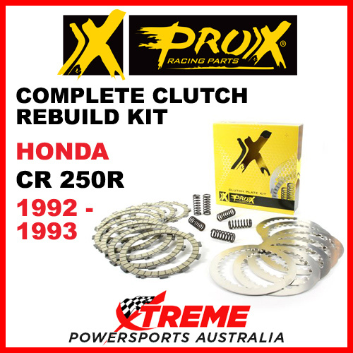 ProX Honda CR250R CR 250R 1992-1993 Complete Clutch Rebuild Kit 16.CPS13092