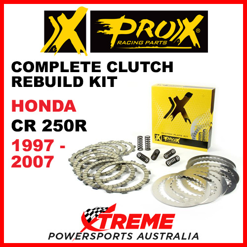ProX Honda CR250R CR 250R 1997-2007 Complete Clutch Rebuild Kit 16.CPS13097