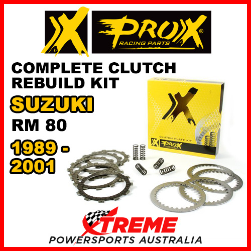 ProX For Suzuki RM80 RM 80 1989-2001 Complete Clutch Rebuild Kit 16.CPS31089