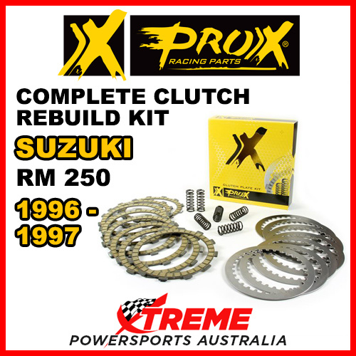 ProX For Suzuki RM250 RM 250 1996-1997 Complete Clutch Rebuild Kit 16.CPS33096