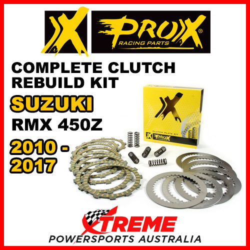 ProX For Suzuki RMX450Z RMX 450Z 2010-2017 Complete Clutch Rebuild Kit 16.CPS34010