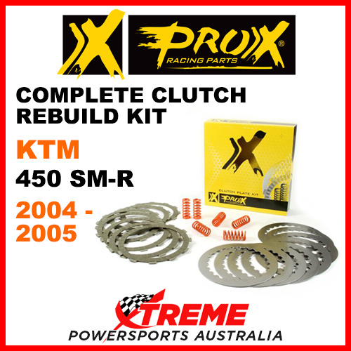 ProX KTM 450SMR 450 SM-R 2004-2005 Complete Clutch Rebuild Kit 16.CPS64004