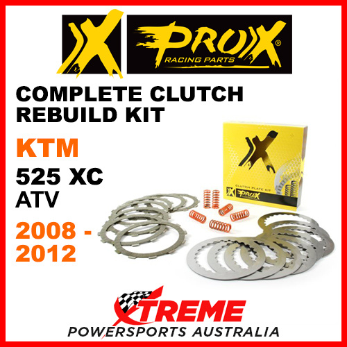 ProX KTM 525XC 525 XC ATV 2008-2012 Complete Clutch Rebuild Kit 16.CPS64006