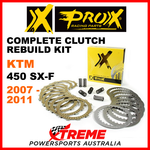 ProX KTM 450 SX-F SXF 2007-2011 Complete Clutch Rebuild Kit 16.CPS64007