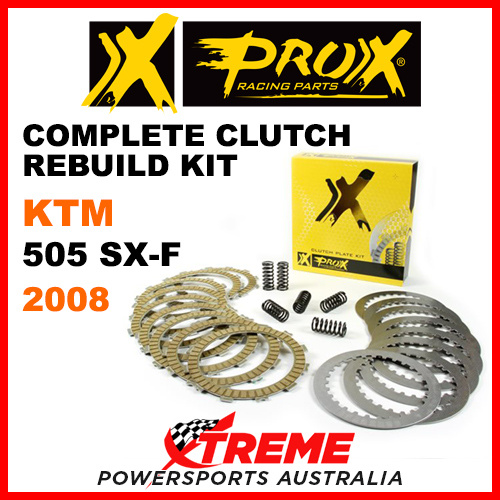 ProX KTM 505 SX-F SXF 2008 Complete Clutch Rebuild Kit 16.CPS64007