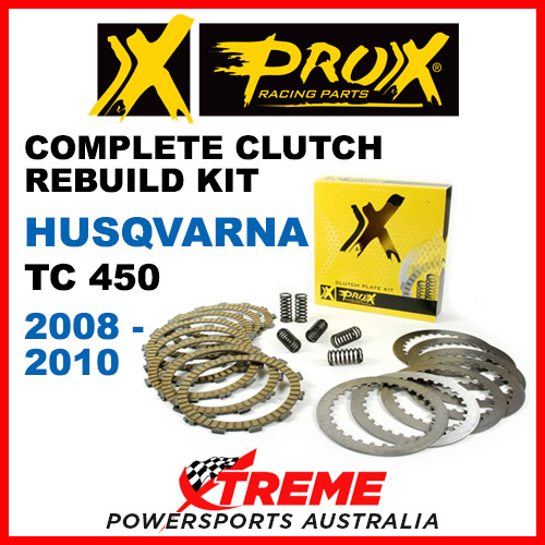 ProX Husqvarna TC450 TC 450 2008-2010 Complete Clutch Rebuild Kit 16.CPS64008