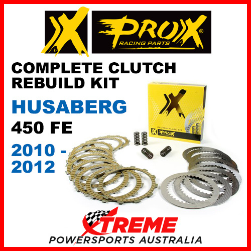 ProX Husaberg 450FE 450 FE 2010-2012 Complete Clutch Rebuild Kit 16.CPS64010