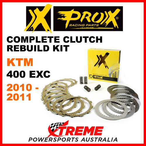 ProX KTM 400EXC 400 EXC 2010-2011 Complete Clutch Rebuild Kit 16.CPS64010