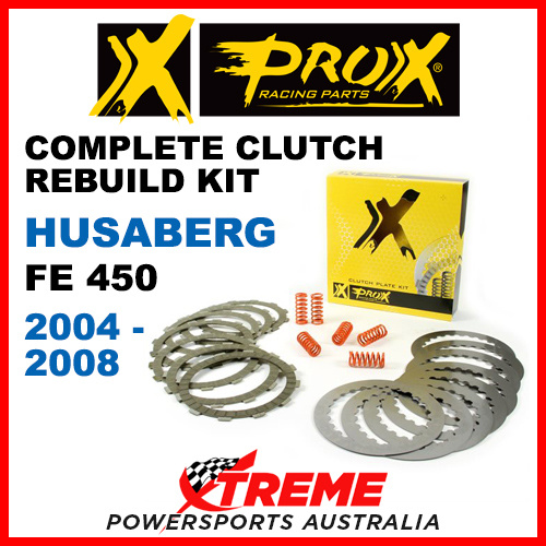 ProX Husaberg FE450 2004-2008 Complete Clutch Rebuild Kit 16.CPS64104