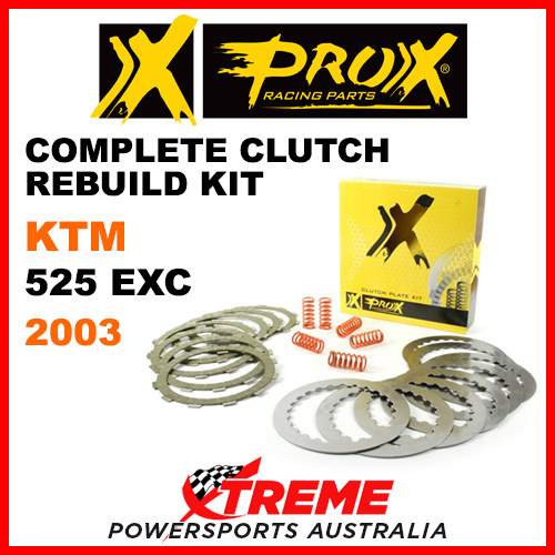 ProX KTM 525EXC 525 EXC 2003 Complete Clutch Rebuild Kit 16.CPS65002
