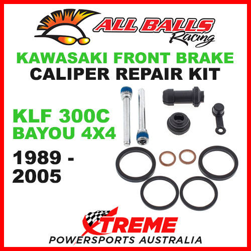 18-3009 Kawasaki ATV KLF 300C Bayou 4X4 1989-2005 Front Brake Caliper Rebuild Kit 