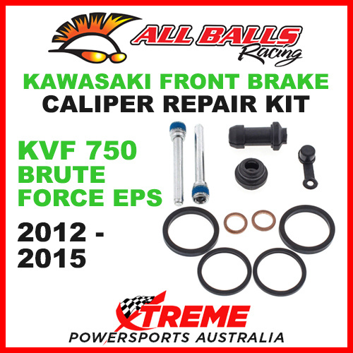 18-3009 Kawasaki ATV KVF 750 Brute Force EPS 2012-2015 Front Brake Caliper Rebuild Kit