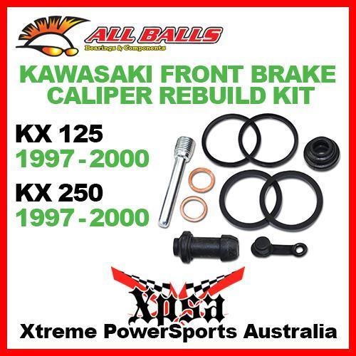 Front Brake Caliper Rebuild Kit Kawasaki KX 125 KX 250 97-2000, All Balls 18-3011