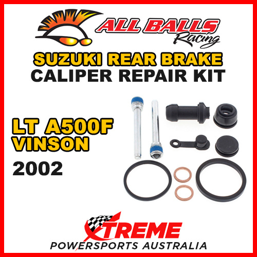 18-3023 For Suzuki LT-A500F LTA500F Vinson 2002 ATV Rear Brake Caliper Rebuild Kit