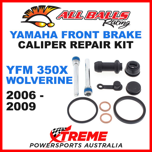 18-3023 YAMAHA ATV YFM 350X WOLVERINE 2006-2009 FRONT BRAKE CALIPER REBUILD KIT