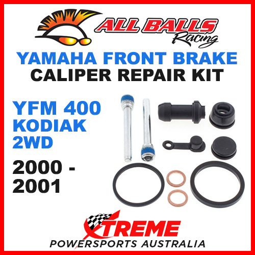 18-3023 YAMAHA ATV YFM400 KODIAK 2WD 2000-2001 FRONT BRAKE CALIPER REBUILD KIT