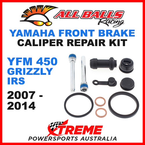 18-3023 YAMAHA ATV YFM 450 GRIZZLY IRS 2007-2014 FRONT BRAKE CALIPER REBUILD KIT