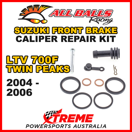 18-3025 For Suzuki LTV-700F Twin Peaks 2004-2006 ATV Front Brake Caliper Rebuild Kit