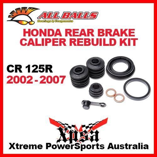 Rear Brake Caliper Rebuild Kit Honda CR 125R CR125R 2002-2007, All Balls 18-3029