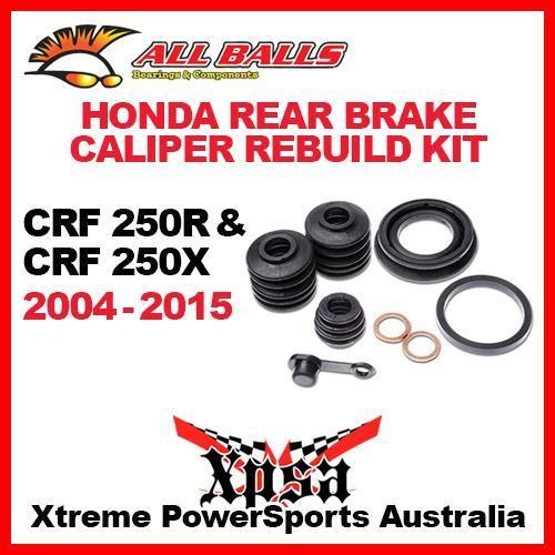 Rear Brake Caliper Rebuild Kit Honda CRF 250R 250X 2004-2015, All Balls 18-3029