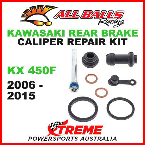18-3032 Kawasaki KX 450F KXF450 2006-2015 Rear Brake Caliper Rebuild Kit