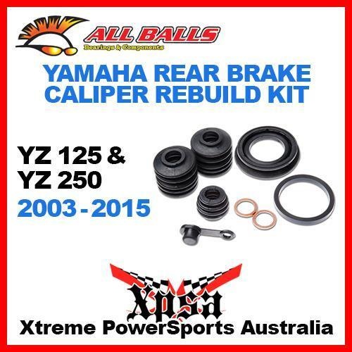 Rear Brake Caliper Rebuild Kit YZ 125 YZ 250 03-2015 Dirt Bike, All Balls 18-3032