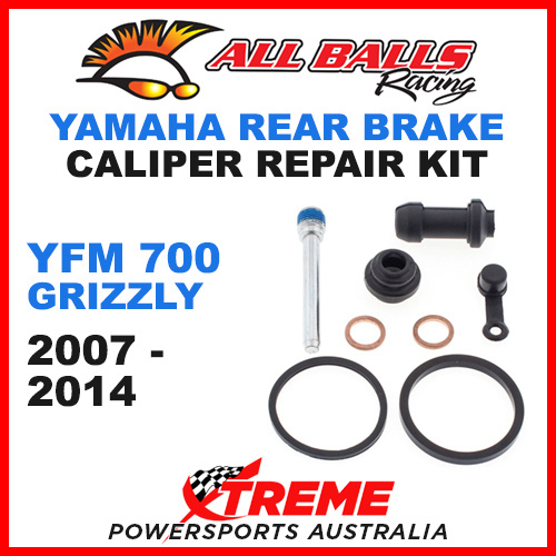 18-3042 YAMAHA ATV YFM 700 GRIZZLY 2007-2014 REAR BRAKE CALIPER REBUILD KIT