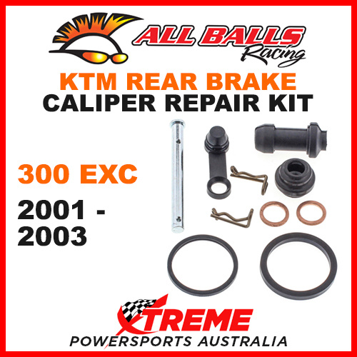 18-3050 KTM 300EXC 300 EXC 2001-2003 Rear Brake Caliper Rebuild Kit