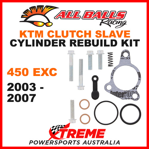 ALL BALLS 18-6009 KTM CLUTCH SLAVE CYLINDER REBUILD KIT 450EXC 450 EXC 2003-2007