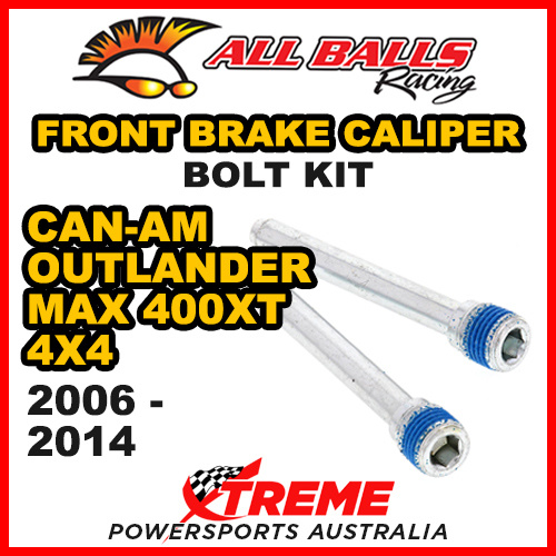 18-7002 Can-Am Outlander Max 400 XT 4X4 06-14 Front Brake Caliper Bolt Kit