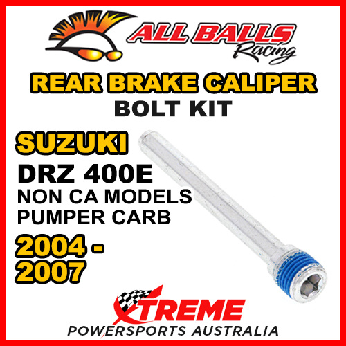 All Balls 18-7004 For Suzuki DRZ400E Non-CA Pump Carb 04-07 Rear Brake Caliper Bolts