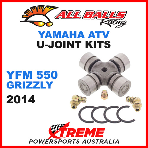 19-1003 Yamaha YFM550 Grizzly 2014 U-Joint (4) Rear Drive Shaft Eng Side
