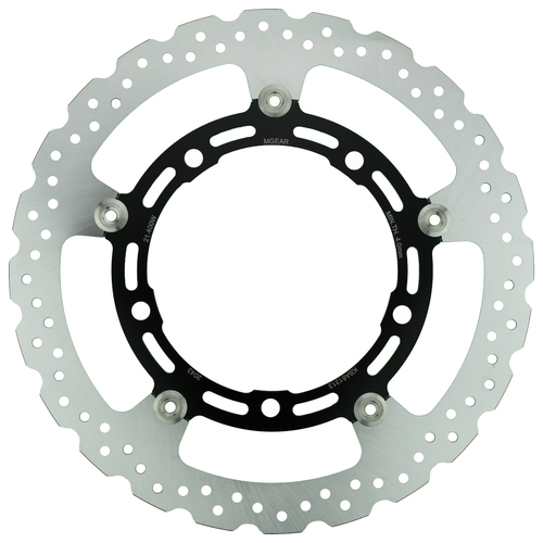Black Wave Front Right Brake Disc for KAWASAKI Z 400 ABS 2019-2022 