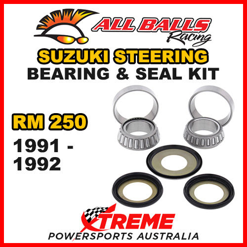 22-1001 For Suzuki RM250 RM 250 1991-1992 Steering Head Stem Bearing Kit
