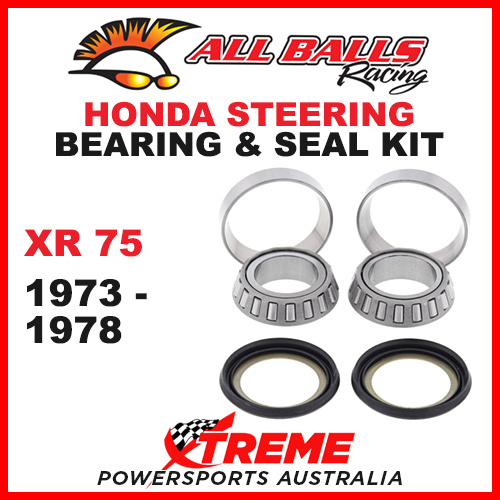 22-1002 Honda XR75 XR75 1973-1978 Steering Head Stem Bearing & Seal Kit