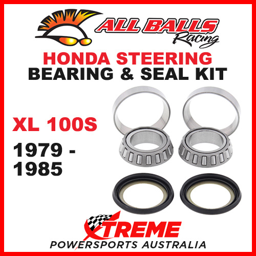 22-1002 Honda XL100S XL 100S 1979-1985 Steering Head Stem Bearing & Seal Kit