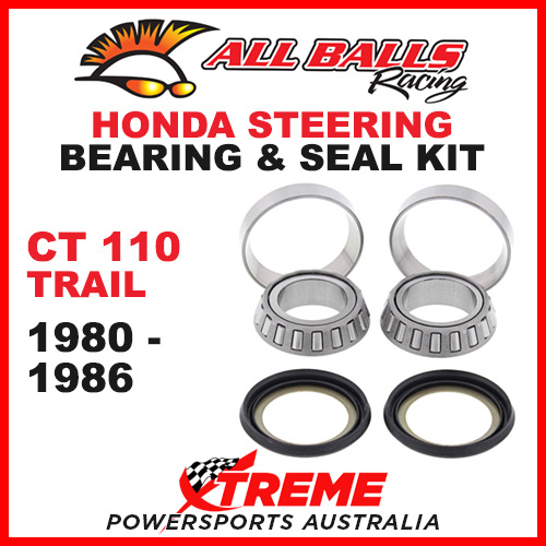 22-1002 Honda CT110 CT 100 Trail 1980-1986 Steering Head Stem Bearing & Seal Kit