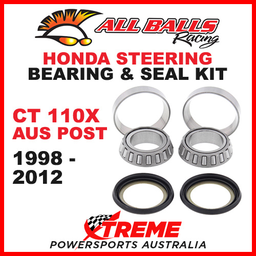 22-1002 Honda CT110X Aust Post 1998-2012 Steering Head Stem Bearing & Seal Kit