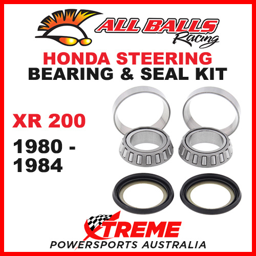 22-1002 Honda XR200 XR 200 1980-1984 Steering Head Stem Bearing & Seal Kit