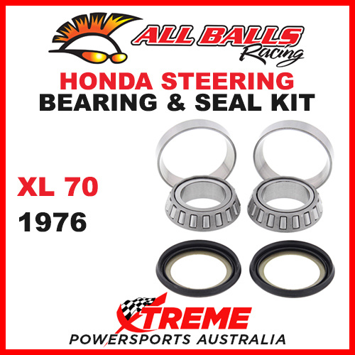 22-1002 Honda XL70 XL 70 1976 Steering Head Stem Bearing & Seal Kit