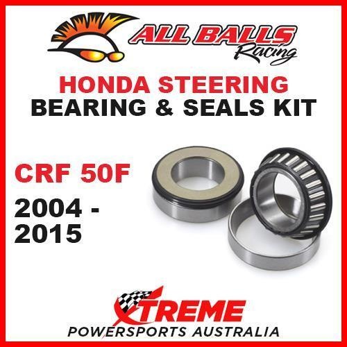 MX Steering Head Bearing Kit Honda CRF50F CRF 50F 2004-2015 Moto, All Balls 22-1002
