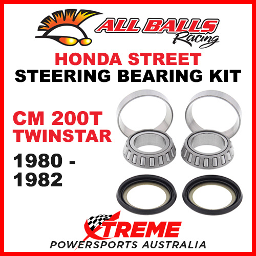 All Balls 22-1002 Honda CM200T Twinstar 1980-1982 Steering Head Stem Bearing Kit