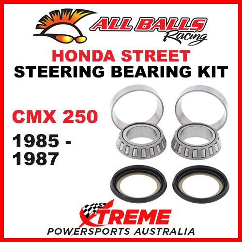 All Balls 22-1002 Honda CMX250 CMX 250 1985-1987 Steering Head Stem Bearing Kit