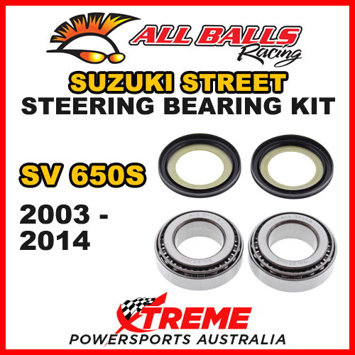 22-1003 For Suzuki SV650S SV 650S 2003-2014 Steering Head Stem Bearing & Seal Kit