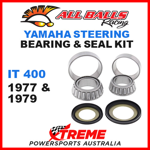 ALL BALLS 22-1004 STEERING HEAD STEM BEARING KIT YAMAHA IT400 IT 400 1977 1979